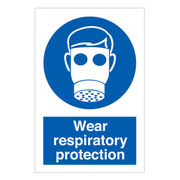Wear Respiratory Protection Sign